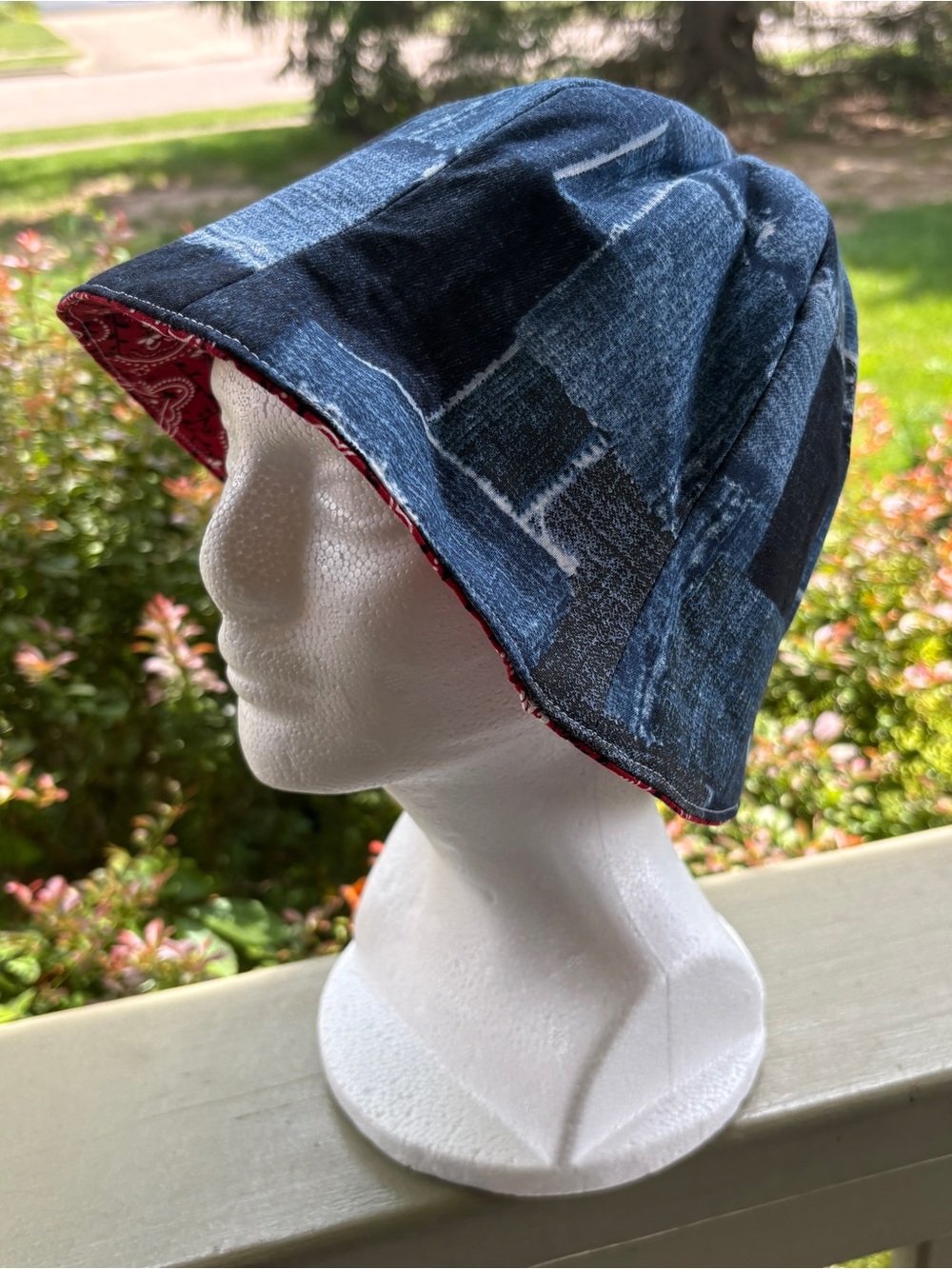 New Tulip Bucket Hat, Unisex, Reversible, Handmade
